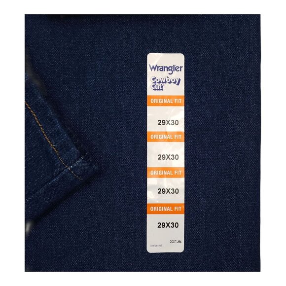 Wrangler Cowboy Cut Original Fit Jeans 29x30 Men 100% Cotton Denim Pro Rodeo - Picture 7 of 9